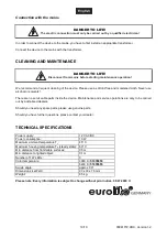 Preview for 10 page of EuroLite LED Ball Spot User Manual