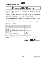 Предварительный просмотр 8 страницы EuroLite LED BALL User Manual