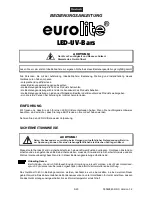 Предварительный просмотр 3 страницы EuroLite LED BAR-126 UV User Manual