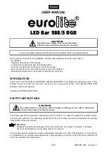 Предварительный просмотр 16 страницы EuroLite LED Bar 288/5 RGB User Manual