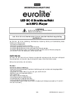 Preview for 3 page of EuroLite LED BC-8 User