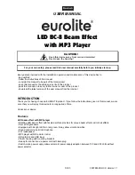 Preview for 12 page of EuroLite LED BC-8 User