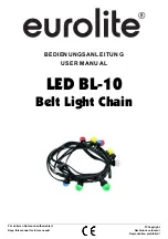 EuroLite LED BL-10 User Manual предпросмотр