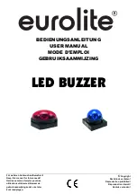 Предварительный просмотр 1 страницы EuroLite LED BUZZLER User Manual