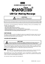 Preview for 3 page of EuroLite LED Car Moving Message Safety And Mounting Instructions