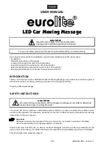 Preview for 7 page of EuroLite LED Car Moving Message Safety And Mounting Instructions