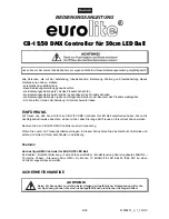 Preview for 4 page of EuroLite LED CB-12/50 DMX User Manual