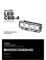 EuroLite LED CBB-4 User Manual предпросмотр