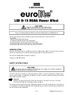 Preview for 11 page of EuroLite LED D-12 RGBA User Manual