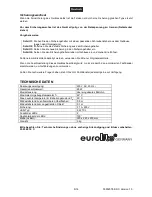 Preview for 9 page of EuroLite LED D-40 TCL 2X9W User Manual