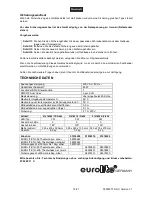 Preview for 12 page of EuroLite LED D-400 RGBAW 3W DMX User Manual