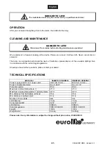 Preview for 9 page of EuroLite LED Deco-Light User Manual