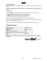 Предварительный просмотр 11 страницы EuroLite LED DMX FLASH User Manual