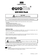 Предварительный просмотр 12 страницы EuroLite LED DMX FLASH User Manual