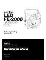 Предварительный просмотр 1 страницы EuroLite LED FE-2000 User Manual