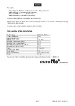 Предварительный просмотр 20 страницы EuroLite LED FE-600 RGB DMX User Manual