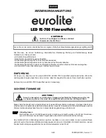 Preview for 3 page of EuroLite LED FE-700 User Manual