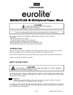 Предварительный просмотр 14 страницы EuroLite LED FE-900 Hybrid User Manual