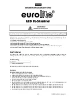 Предварительный просмотр 3 страницы EuroLite LED FL-10 User Manual