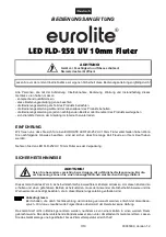 Preview for 3 page of EuroLite LED FLD-252 UV 10mm Flood User Manual