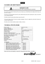 Предварительный просмотр 22 страницы EuroLite LED Flood RGB IP65 12x3W User Manual