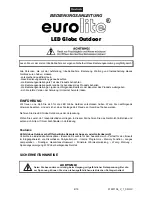 Предварительный просмотр 4 страницы EuroLite LED Globe outdoor User Manual