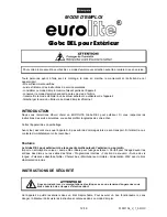 Предварительный просмотр 12 страницы EuroLite LED Globe outdoor User Manual