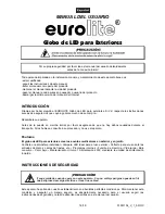 Предварительный просмотр 16 страницы EuroLite LED Globe outdoor User Manual