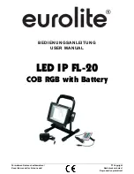 Предварительный просмотр 1 страницы EuroLite LED IP FL-20 User Manual