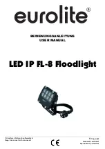 EuroLite LED IP FL-8 User Manual предпросмотр