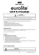 Предварительный просмотр 8 страницы EuroLite LED IP FL-8 User Manual