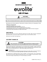 Предварительный просмотр 3 страницы EuroLite LED IP Pad Series User Manual