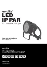 EuroLite LED IP PAR 12x3W TCL User Manual preview