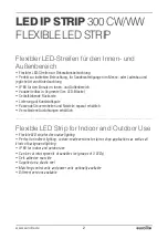 Предварительный просмотр 2 страницы EuroLite LED IP STRIP 300 User Manual