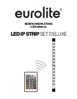 Предварительный просмотр 1 страницы EuroLite LED IP STRIP SET DELUXE User Manual