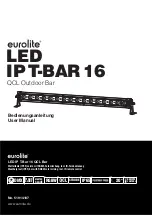 EuroLite LED IPT-BAR 16 User Manual предпросмотр