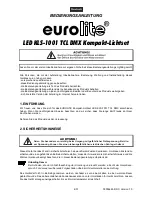 Preview for 4 page of EuroLite LED KLS-1001 User Manual