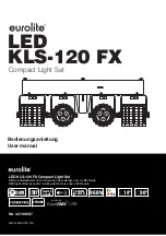 Preview for 1 page of EuroLite LED KLS-120 FX User Manual