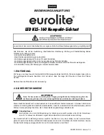 Preview for 3 page of EuroLite LED KLS-160 User Manual