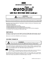 Предварительный просмотр 3 страницы EuroLite LED KLS-200 RGB DMX Lightset User Manual