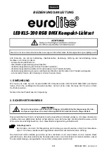 Preview for 4 page of EuroLite LED KLS-200 User Manual