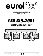 EuroLite LED KLS-2001 User Manual предпросмотр