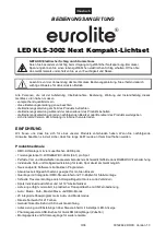 Предварительный просмотр 3 страницы EuroLite LED KLS-3002 NEXT User Manual