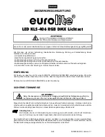 Предварительный просмотр 3 страницы EuroLite LED KLS-406 User Manual