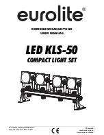 EuroLite LED KLS-50 User Manual предпросмотр