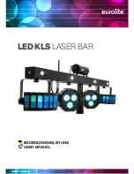 EuroLite LED KLS User Manual предпросмотр