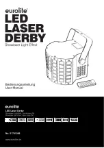 EuroLite LED LASER DERBY User Manual предпросмотр