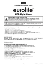 Предварительный просмотр 4 страницы EuroLite LED Light LIner User Manual