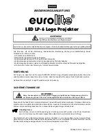 Предварительный просмотр 4 страницы EuroLite LED LP-6 User Manual