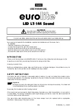 Предварительный просмотр 9 страницы EuroLite LED LT-144 Sound User Manual